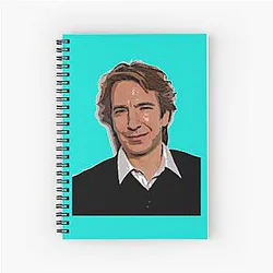Alan Rickman Spiral Notebook