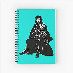 Alan Rickman Sheriff of Nottingham Spiral Notebook