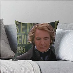 Colonel Brandon - Alan Rickman (Sense and Sensibility, 1995) Throw Pillow