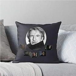 The Alan Rickman Throw Pillow