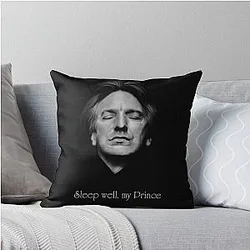 RIP Alan Rickman Sleep well my Prince 2 Throw Pillow