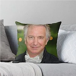 Alan Rickman Throw Pillow