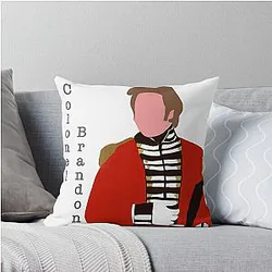 Alan Rickman - ColonelBrandon - Sense and Sensibility Throw Pillow