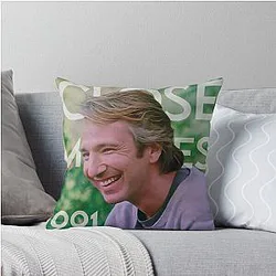 Sinclair Bryant - Alan Rickman (Close My Eyes 1991) Throw Pillow