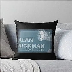 Alan Rickman Throw Pillow