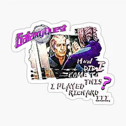 Alan Rickman in Galaxy Quest with Richard III