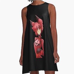 Alastor Hazbin Hotel A-Line Dress
