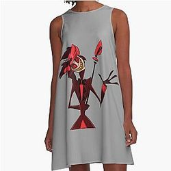 Alastor Hazbin Hotel A-Line Dress