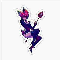 Alastor Hazbin Hotel Sticker