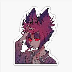 Alastor Hazbin Hotel Sticker