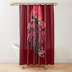Retro Alastor Dracula Shower Curtain