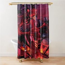 Alastor Hazbin Hotel Shower Curtain