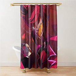 Alastor Hazbin Hotel Shower Curtain