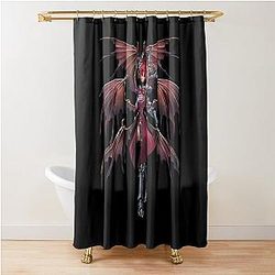 Alastor Hazbin Hotel Shower Curtain