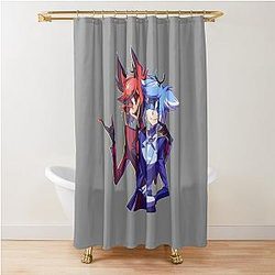 Alastor Hazbin Hotel Shower Curtain