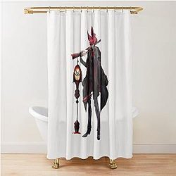 Hazbin Hotel Alastor Shower Curtain