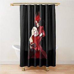 Hazbin Hotel Alastor Shower Curtain