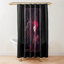Hazbin Hotel Alastor Shower Curtain