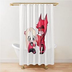Hazbin Hotel Alastor Shower Curtain