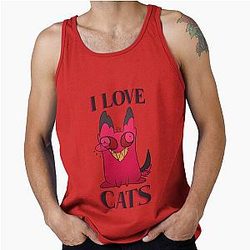 I Love Cats Curse Alastor Tank Top