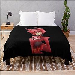 Hazbin Hotel Alastor Throw Blanket