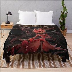 Hazbin Hotel - Alastor Throw Blanket