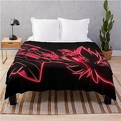 Neon Alastor Throw Blanket