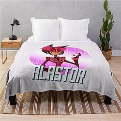 Hazbin Hotel Alastor Throw Blanket