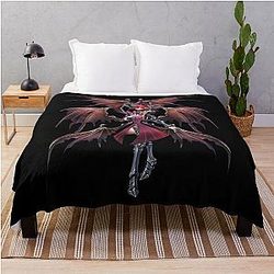 Alastor Hazbin Hotel Throw Blanket