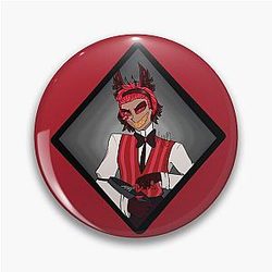 Alastor Hazbin Hotel Pin