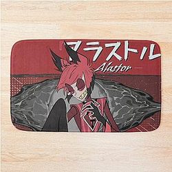 Alastor Fight Skyness Hazbin Hotel Bath Mat