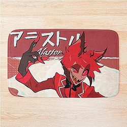 Alastor Smile Skyness Hazbin Hotel Bath Mat