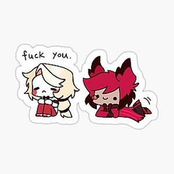 Charlastor Alastor Charlie Hazbin Hotel Tshirt Sticker