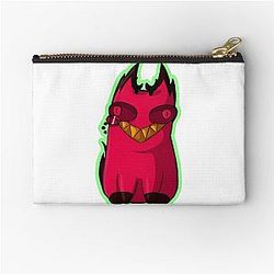 Cursed Cat Alastor Green Zipper Pouch