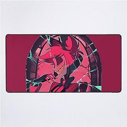 Stained Glass Alastor Cracked Desk Mat