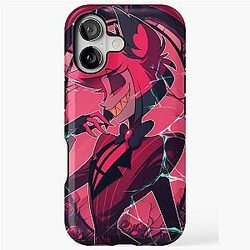 Stained Glass Alastor - Cracked iPhone Case