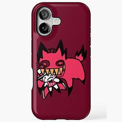 Cursed Cat Alastor with Lucifer Hazbin Hotel Tough Case