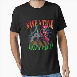 Alastor save a vegan Hazbin Hotel Essential T-Shirt