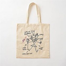 Vox Artist Rendering of Alastor Cotton Tote Bag