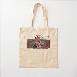Alastor Fight Skyness Hazbin Hotel Cotton Tote Bag