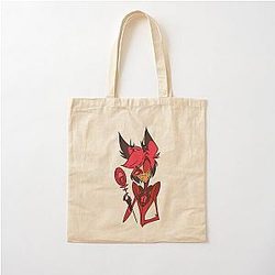 Alastor the Demon Hazbin Hotel Cotton Tote Bag