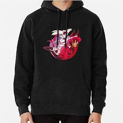 Hazbin Hotel Angel Dust and Alastor Pullover Hoodie