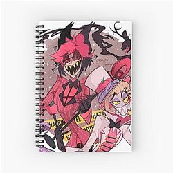 Alastor and Lucifer Spiral Notebook