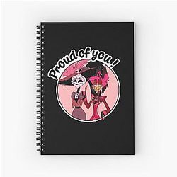 Rosie and Alastor Proud of you Spiral Notebook