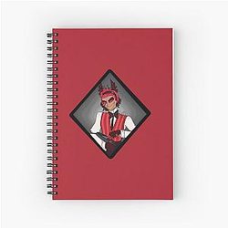 Alastor Hazbin Hotel Spiral Notebook