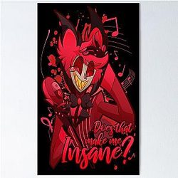 Insane Alastor the Radio Demon Poster