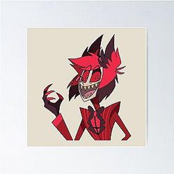 Alastor the Demon Hazbin Hotel Poster