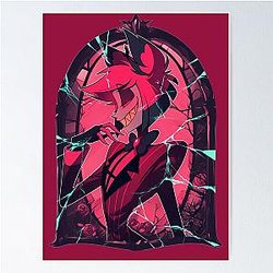 Stained Glass Alastor - Cracked