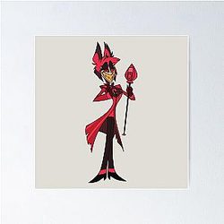 Alastor the Radio Demon Hotel Poster