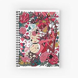Charlie Alastor 2023 Inspired Spring Collection Fanmerch Spiral Notebook